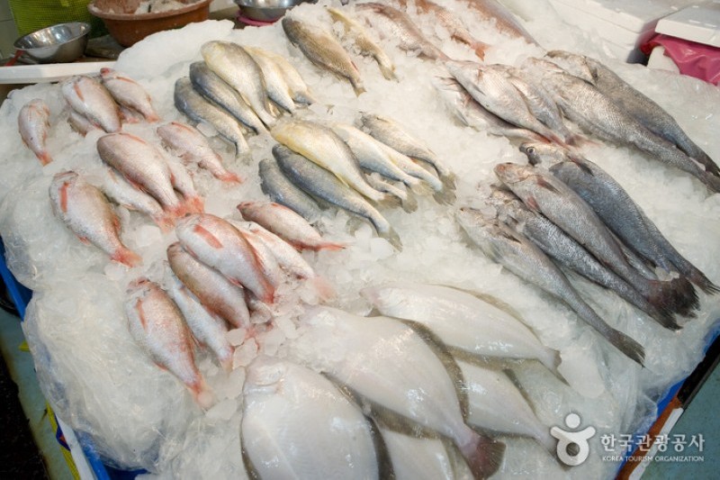 札嘎其市場活鮮魚部
