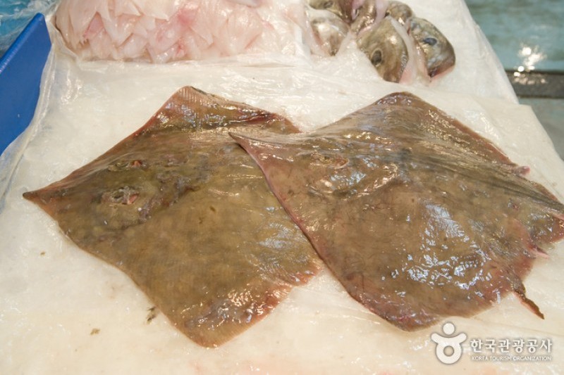 札嘎其市場活鮮魚部