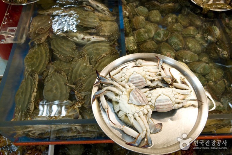 札嘎其市場活鮮魚部