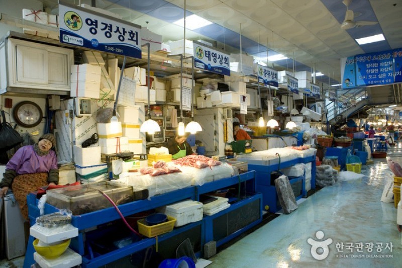 札嘎其市場活鰻魚部