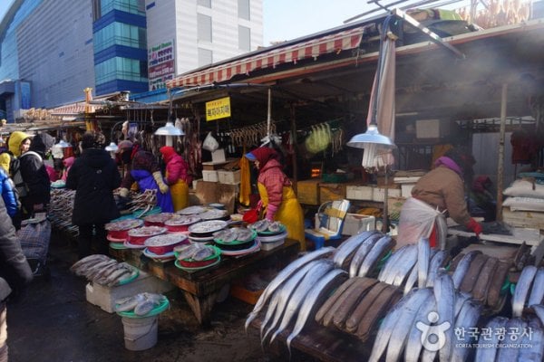 釜山札嘎其市場(부산 자갈치시장)