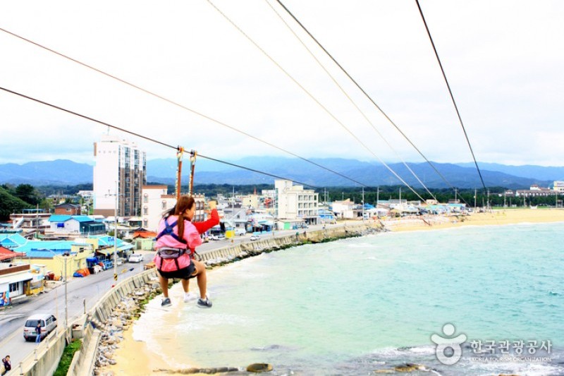 牛沿海邊漁村滑翔體驗(海上飛蝶) 소돌해변 스카이어촌체험(아라나비) (2/10)