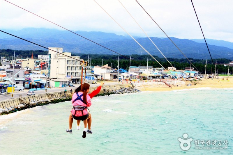 牛沿海邊漁村滑翔體驗(海上飛蝶) 소돌해변 스카이어촌체험(아라나비) (3/10)