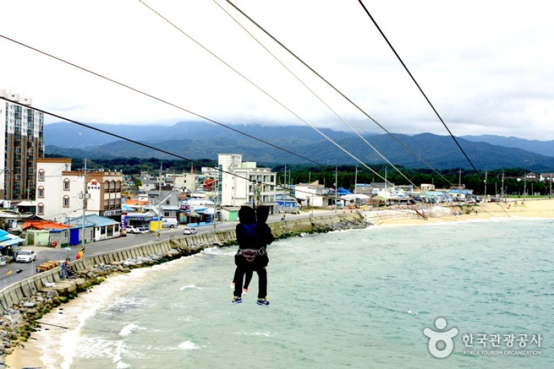 牛沿海邊漁村滑翔體驗(海上飛蝶) 소돌해변 스카이어촌체험(아라나비) (6/10)