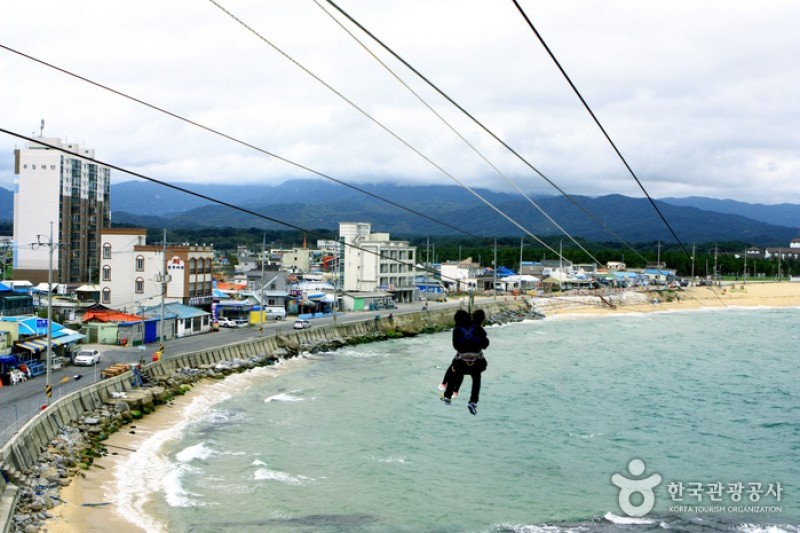牛沿海邊漁村滑翔體驗(海上飛蝶) 소돌해변 스카이어촌체험(아라나비) (7/10)