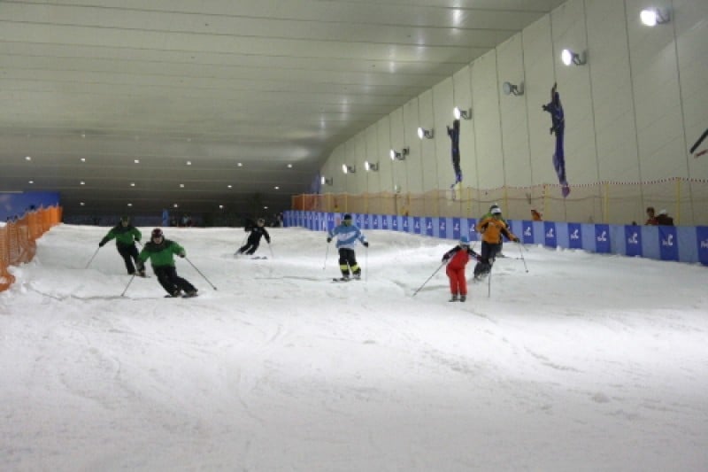 熊津遊樂城室內滑雪場 (4/9)