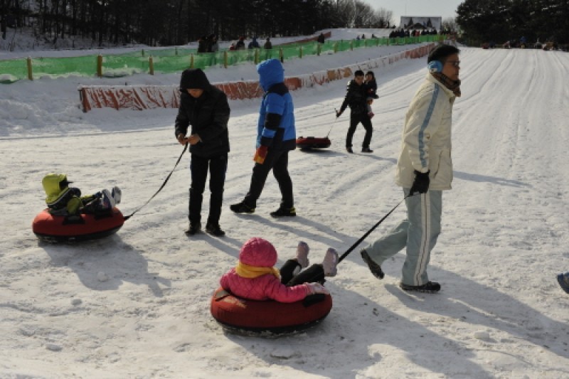 韓國民俗村雪橇場 (5/6)