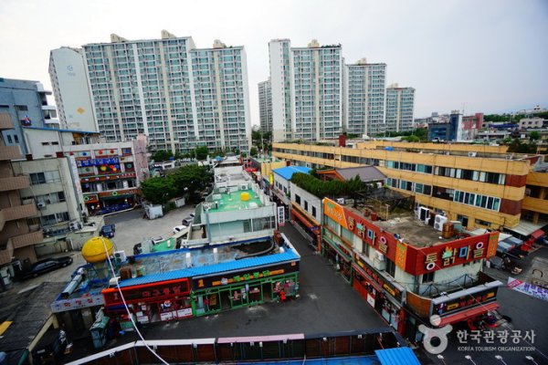 大邱和平市場雞胗胡同대구 평화시장 닭똥집 골목