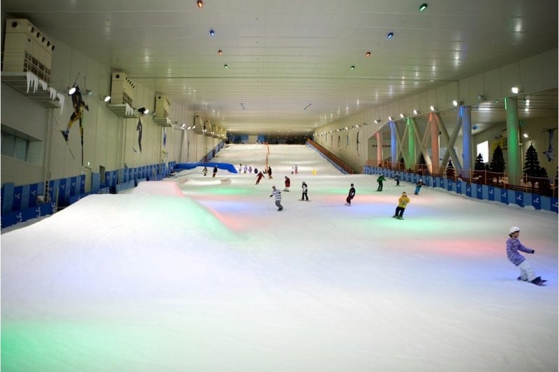 熊津遊樂城室內滑雪場 (5/9)