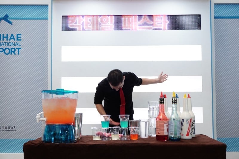 金海機場文化來襲!韓國空港公社季節慶典雞尾酒表演 (21/31)