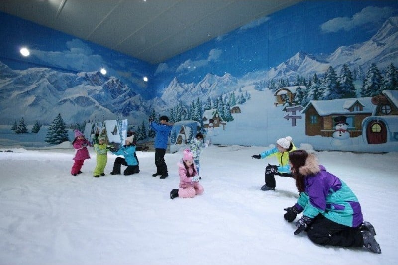熊津遊樂城室內滑雪場 (9/9)