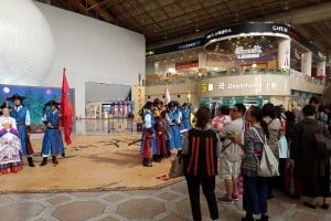 韓國航空機場，金浦國際機場遇見了“文化盛起”活動。