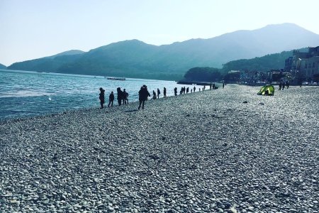 竹岩黑鵝卵石海水浴場