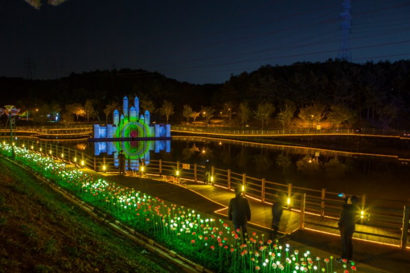 蔚山大公園玫瑰園星光慶典울산대공원 장미원 빛축제 (2/8)