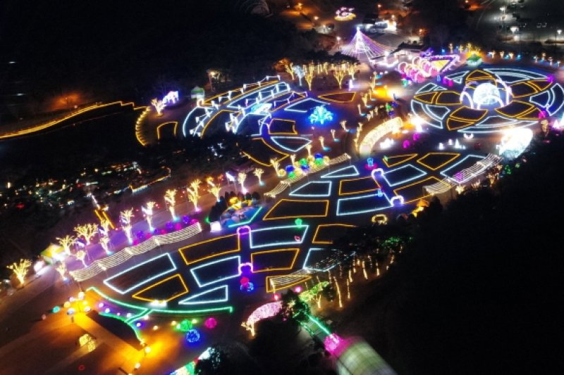 蔚山大公園玫瑰園星光慶典울산대공원 장미원 빛축제 (7/8)
