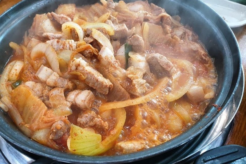 辣炒大塊豬肉