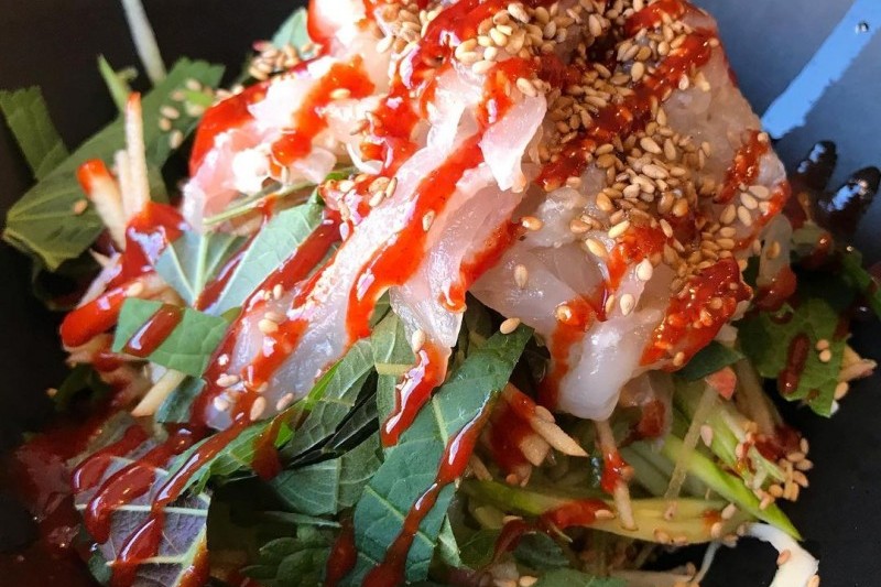 銅山港水拌生魚片< (4/4)