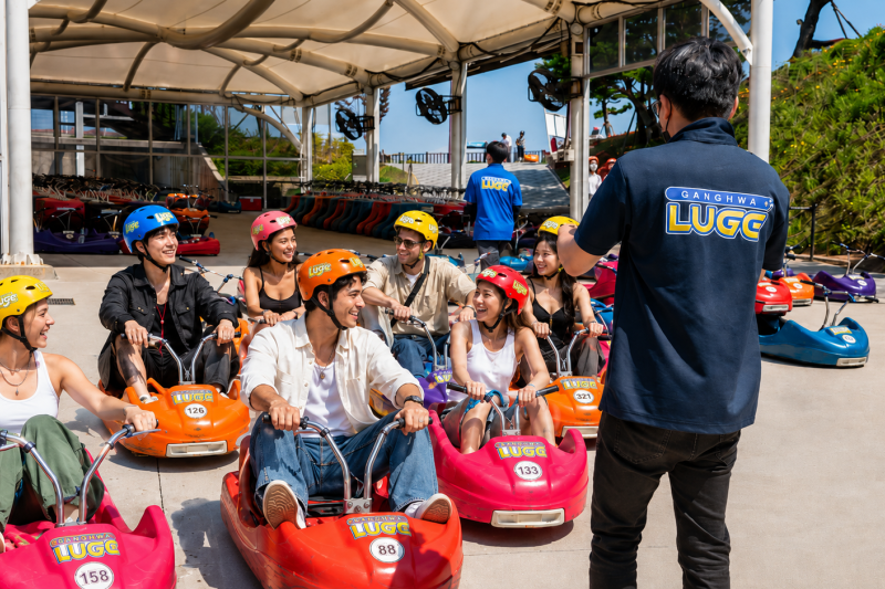 江華島 Luge 滑車 3 次券與首爾往返接送包車套餐 (1/16)